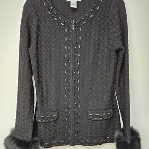 Bloomingdale's 100% Wool Cardigan